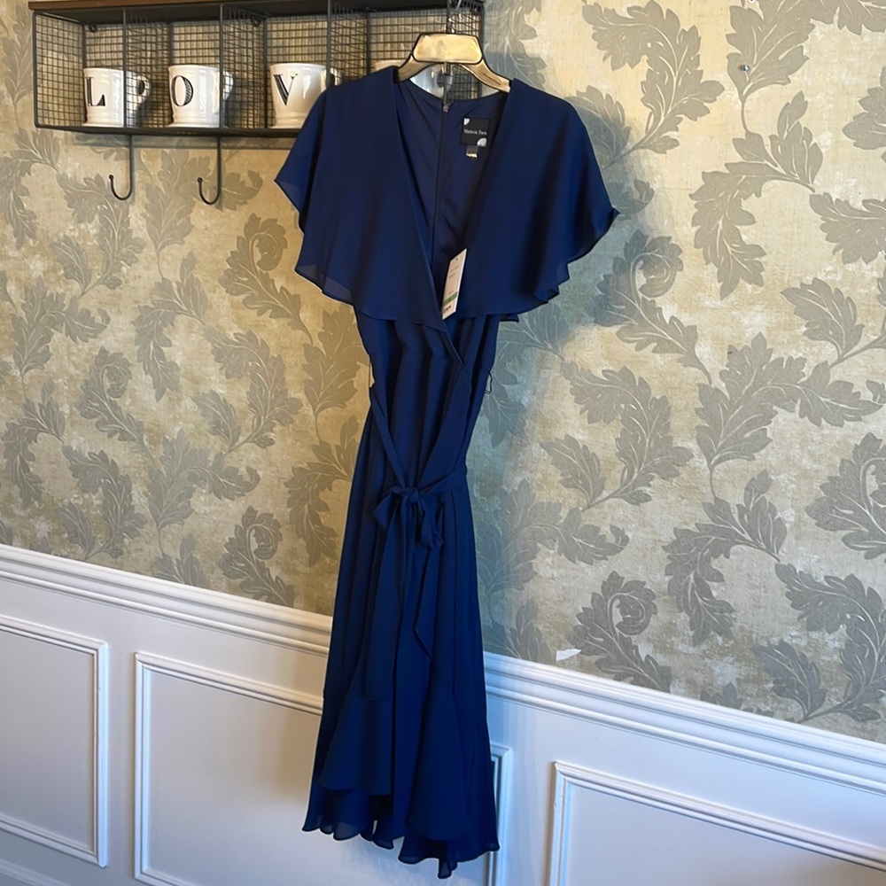 Maison Tara NWT navy dress